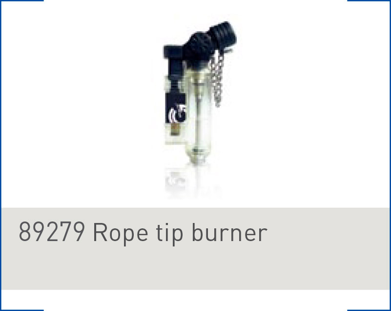 Rope tip burner for G-smartrac